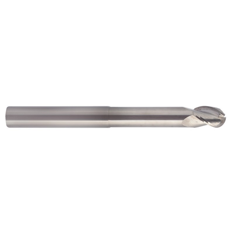 Picture of 3 MM 3 FLUTE BALL END MILL NECKED 5 X D